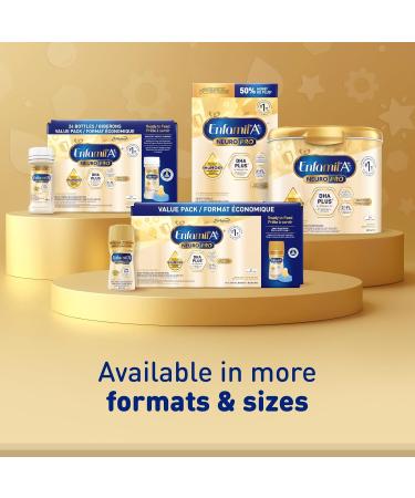 Enfamil A+ NeuroPro Baby Formula Ready to Feed with an expert-recommended level of DHA* with our exclusive blend including 2 FL for immune support 0-12 months 6ct x 237mL - Buy Online on GoSupps.com