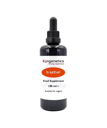5-MTHF 100ml | 5-Methyltetrahydrofolate Vitamin B9 Liquid 1000mcg | Vegan Friendly Folic Acid | 10 Drops Daily (High Strength) - Buy Online on GoSupps.com