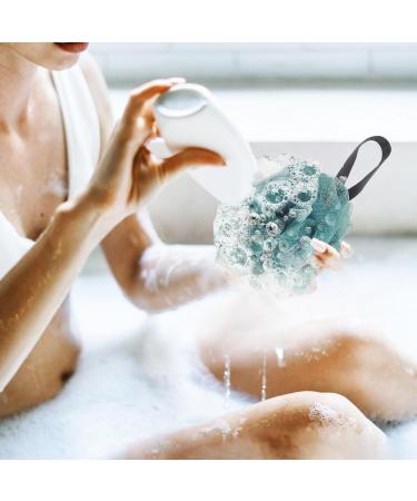 4 Pack Exfoliating Bath Loofah - 5in Mesh Bath Ball for Men & Women | Premium Sponge Bath Accessories for Back Cleansing - Buy Online on GoSupps.com