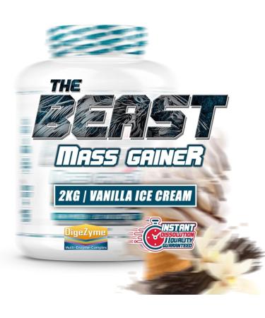 AS AMERICAN SUPPLEMENT Mass Gainer rich in carbohydrates and proteins helps with weight gain increases muscle mass contains creatine monohydrate 2 kg 1 package vanilla Vanilla 2 kg Paquete de 1 - Buy Online on GoSupps.com