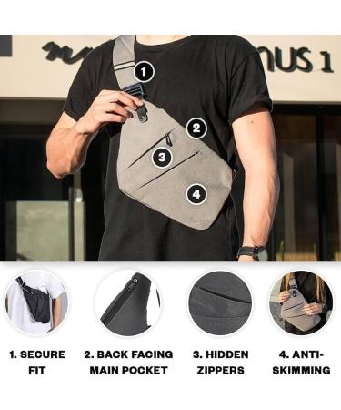 Shop Theft-Proof Travel Bags | Anti-Theft Chest Pocket for Men & Women - Lightweight Stylish & Spacious - Buy Online on GoSupps.com
