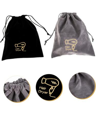 DRESSOOS Toiletry Bag 2pcs Hair Dryer Bag Travel Hair Dryer Drawstring Makeup Bag Practical Storage Pouches Portable Set - Buy Online on GoSupps.com