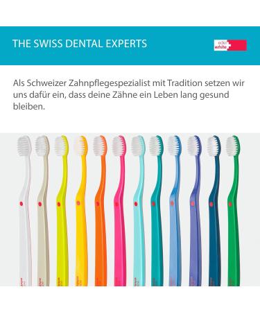Edel+White Flosserbrush Ultrasoft Swiss Toothbrush - Ultra-Frame Bristles for Thorough Cleaning & Interdental Care - Buy Online on GoSupps.com
