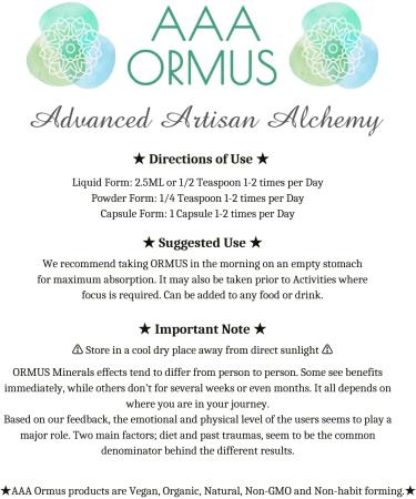 ORMUS Gold - Colloidal Gold Capsules Vegan - Monoatomic Gold Ormus - The Philosopher's Stone - 45 Count Bag - Buy Online on GoSupps.com