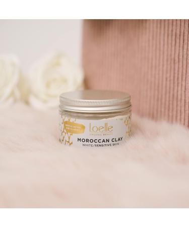  Loelle Loelle - Pure White Clay Powder Natural Remedy Against Acne and Blackheads on Sensitive Skin Organic Clay for Oily Hair Purifying Facial Mask Rhassoul Clays Made in Morocco 150g - Buy Online on GoSupps.com