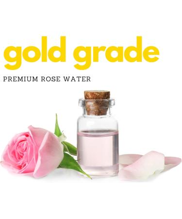 Rose Water (4oz) Natural Facial Toner | Pure & Natural Moroccan Hydrosol Face Spray | Refreshing for Skin Hair & Aromatherapy | By Amriel Co. - Buy Online on GoSupps.com
