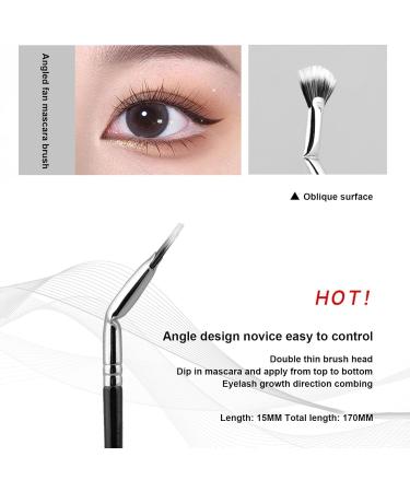 Uhngw Eye Liner Makeup Brush Eye Lash Makeup Beauty Tools | Angled Eyeliner Brush Blending Brushes Lash Wand Brush Eye Makeup Tool Beauty Cosmetic Tool - Buy Online on GoSupps.com