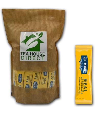 Hellmanns Real Mayonnaise | Perfectly Paired With your Fast Food | Smooth & Creamy | Versatile Condiment | Gluten Free | Sans Gluten | 350 Sachets - Buy Online on GoSupps.com