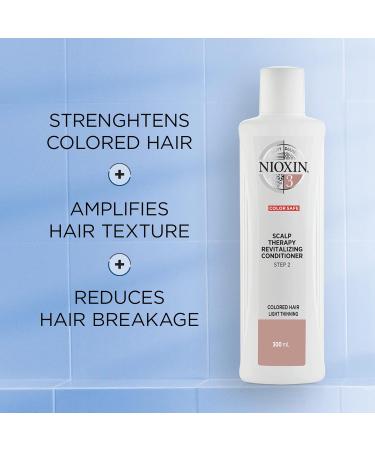 Nioxin System 3 Shampoo & Conditioner Prepack for Color Treated Hair - 33.8 fl oz with Light Thinning Pumps - Buy Online on GoSupps.com
