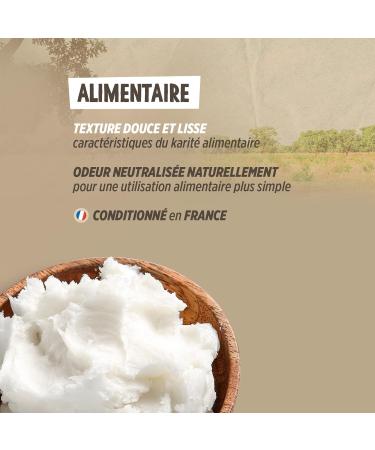 Beurre de Karit Bio AB 100 g - Qualit alimentaire -100% V g tal - Sans Additifs - Cheveux - Corps - Visage - Pur - V gan - Buy Online on GoSupps.com