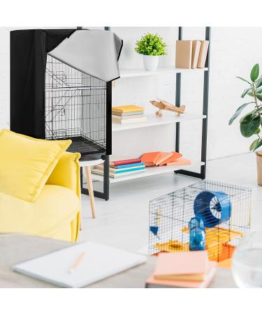 Universal Breathable Blackout Bird Cage Cover - 35 x 24 x 47 Inch | For Bird Parrot Parakeet Cats Mink & Small Animals | Washable & Nighttime Essential - Buy Online on GoSupps.com