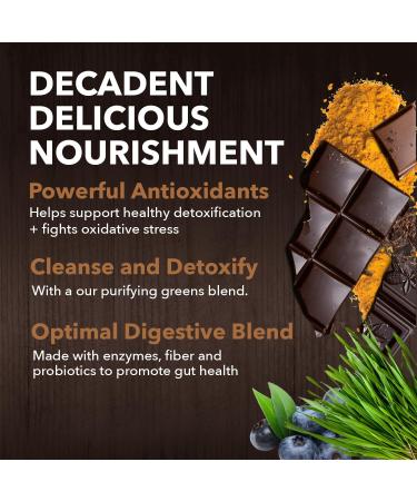 SOTRU Organic Cacao Powder & Super Greens Blend - Fermented Superfood Digestive Enzymes Prebiotic Fiber Antioxidants - Vegan Non-GMO Gluten-Free 30 Servings - Buy Online on GoSupps.com