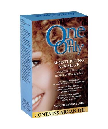 One 'n Only Moisturizing Alkaline Perm with Argan Oil, Moderate to Firm Curls, Fresh Scent, True-to-Rod Size Curls, Leaves Hair Shiny, Moisturized, and Manageable,
