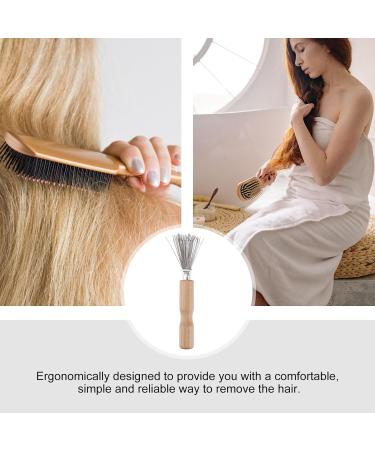 Operitacx Lot de 2 Peignes de Nettoyage pour Cheveux Manche en Bois et Peigne M tallique Outil pour Enlever Poils et Salet s Adapt Salon et Usage Domestique Nettoyage Pr cis des Brosses - Buy Online on GoSupps.com