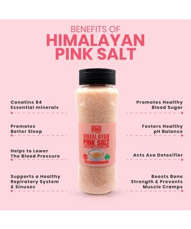 Sunrise Traders Inc Pink Salt Pink Himalayan Salt Himalayan Salt Pink Himalayan Sea Salt Rock Salt Nutrients & Minerals Enriched NON-GMO Halal 600g - Buy Online on GoSupps.com