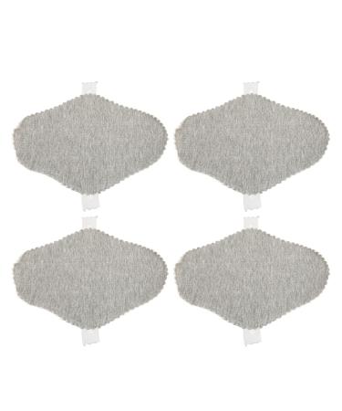 Reusable Sanitary Pads Cloth Panty Liners Water Absorption 4pcs Healthy Skin Friendly Breathable for Women(M)