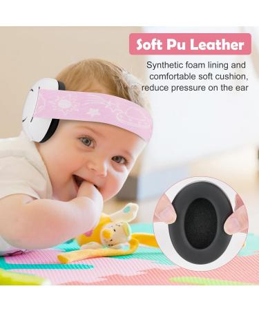 Zeroto Baby Ear Defenders | Soft & Adjustable Ear Protection for Kids (3 Months - 2 Years) | 25dB NRR | Green & Pink - Buy Online on GoSupps.com