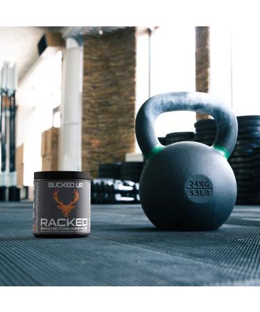 RACKED Branch Chained Amino Acids with L-Carnitine & GBB | Peach Mango Flavor | 30 Servings - Energizing BCAAs Powder - Buy Online on GoSupps.com
