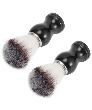 2PC Men s Sortily Synthetic Nylon Beard Brush Set - High-Quality Soft Hair & Skin Shaving Care Tool for Salons & Home Use - Buy Online on GoSupps.com