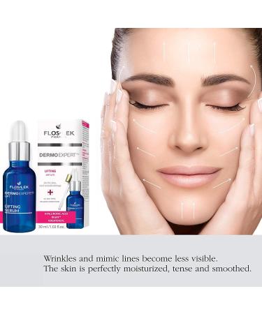 FLOSLEK Lifting Face Lifting Serum 30ml strengthens hydrates and strengthens for people aged 30 and over For all skin types Dermatologically tested Made in the EU - Buy Online on GoSupps.com