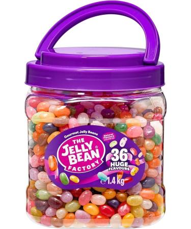 The Jelly Bean Factory 1005841 Carrying Jar 36 Flavours 1400g