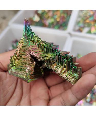 180-200g top!Quartz Rainbow Titanium Bismuth Specimen Cluster Stone JZIGTDEM - Buy Online on GoSupps.com