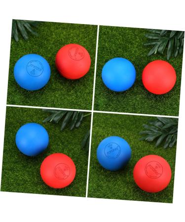 Partykindom 6 STK Rubber Massage Balls - Foot Exercise Yoga & Fascia Ball for Muscle Relief | International Shipping - Buy Online on GoSupps.com
