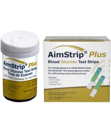 AimStrip 37350 Plus Blood Glucose Test Strips