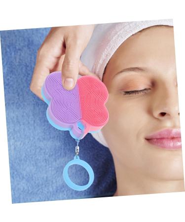KOMBIUDA Facial Cleansing Brush exfoliator Silicone Brush for face Silicone Facial Cleansing Brush face wash Brush Silicone face Scrubber for Women face Brush Bath Brush Silica Gel The face 7x7cm As Shown - Buy Online on GoSupps.com