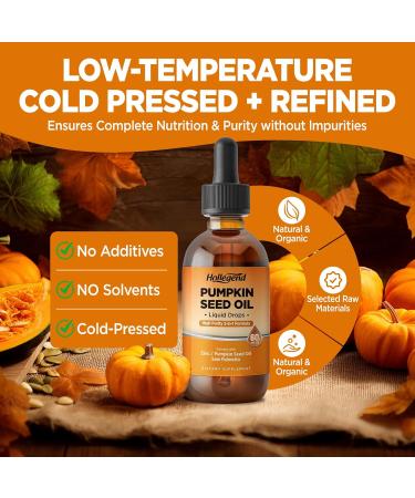HOLLEGEND Pumpkin Seed Oil Gummies & Pumpkin Seed Oil Supplements Liquid Drops Organic Pumpkin Seed Oil with Saw Palmetto for Hair Growth & Men s Health - Buy Online on GoSupps.com