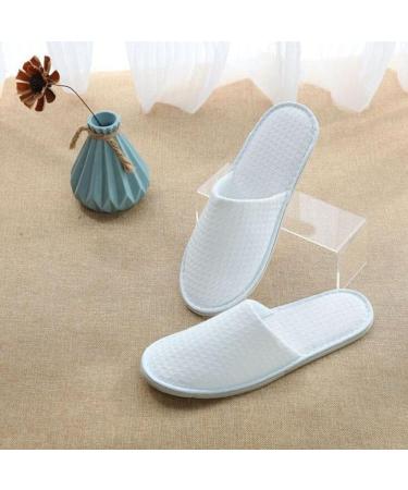 Buy QUUPY 2 Pairs Closed Slippers - Spa & Hotel Wear | UK Size 6/9 | Comfortable & Stylish White Slippers for Parties - International Shipping Available - Buy Online on GoSupps.com