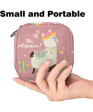 Portable Women's Binding-Up Bags | Menstrual Cup Bags for Teens | Hi Alpaka Multicolored Tampon & Period Bags - Buy Online on GoSupps.com