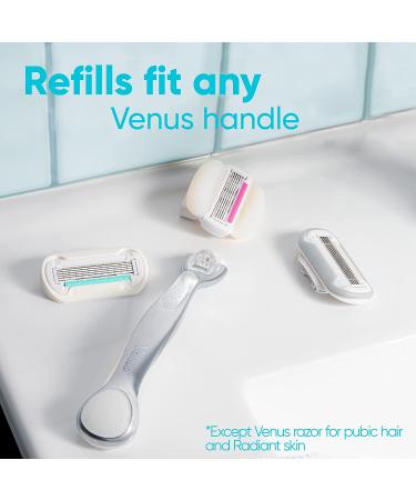 Gillette Venus Extra Smooth Charcoal Women's Razor Blade Refills - 6 Count - Buy Online on GoSupps.com