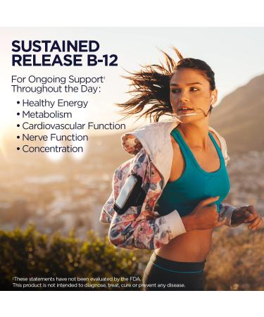 KAL Vitamin B12 1000mcg Sustained Release Supplement - Vegan, Heart & Nerve Support - Buy Online on GoSupps.com