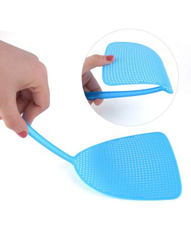 TuParka 10 Pack Fly Swatters - Manual Pest Control Long Handle Plastic Insect Swatters in Blue Green & Pink for Home Use - Buy Online on GoSupps.com