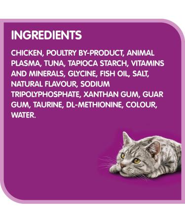 WHISKAS Perfect Portions Wet Cat Food - Tuna - 75g (24 Pack) Cuts in Gravy Tuna 75 g (Pack of 24) - Buy Online on GoSupps.com