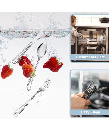 Kids Cutlery Set - 9 Piece Stainless Steel Child's Silverware, Safe Utensils for Toddlers - Mirror Finished & Dishwasher Safe - Buy Online on GoSupps.com