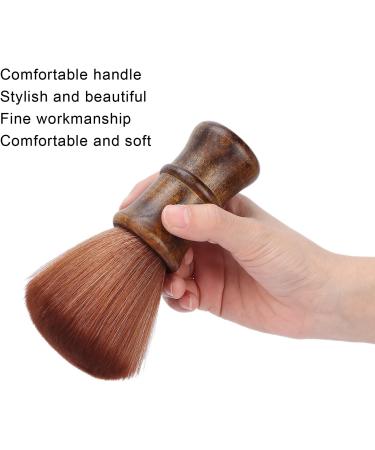 Neck Duster Brush Without Irritating the Skin Composite Wood Salon Neck Brush Larger Area and Save Your Time for Life for Home for Studio for Shop - Buy Online on GoSupps.com