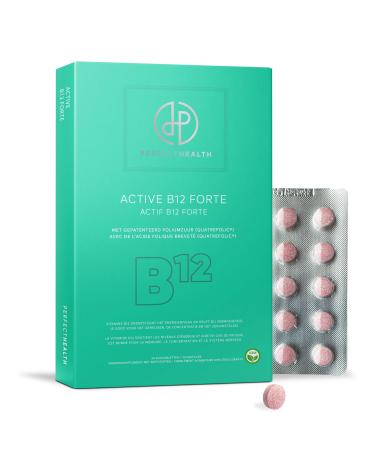 Perfect Health - Active B12 Forte - 1000 mcg methylcobalamin - Dietary supplement - Good for more energy, concentration and immune system - High dosed - 30 tablets
