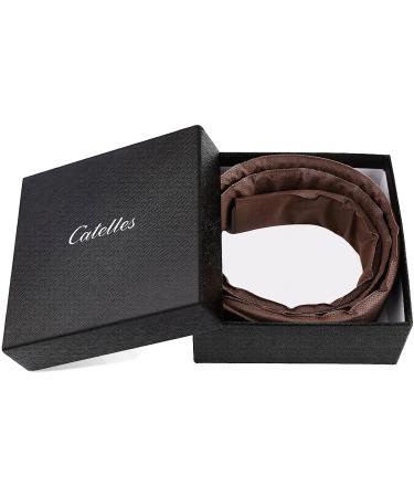 Catelles Women's Genuine Leather Belt - 1.1 Width with Gold Buckle | XS Pant Size 0-2 | Black - Buy Online on GoSupps.com