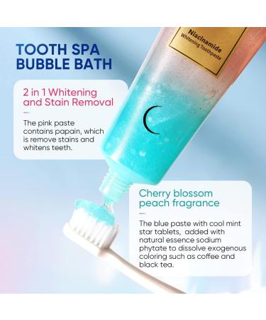3/6PCS Niacinamide Whitening Toothpaste Natural Whitening Toothpaste with Niacinamide Cleans Thoroughly Removes Stains Gentle Formula for Whiter Teeth and Fresh Breath (3PCS) - Buy Online on GoSupps.com