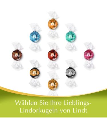 Lindt Lindor Pistachio Chocolate 1kg Bag | Resealable Pack of 80 Milk Chocolate Pralines with Cream Filling | Ideal Gift for Chocolate Lovers - Buy Online on GoSupps.com