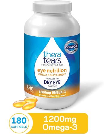 TheraTears Omega 3 Supplement for Eye Nutrition - 180 Count - Buy Online on GoSupps.com