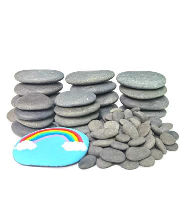 Lifetop 120PCS Painting Rocks  DIY Rocks Flat & Smooth Kindness Rocks for Arts  Crafts  Decoration  Medium/Small/Tiny Rocks for Painting Hand Picked for Painting Rocks  - Buy Online on GoSupps.com