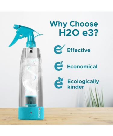 H2O e3 All Purpose Cleaner Cleaning System - Multipurpose Cleaner Disinfectant Sanitiser Deodoriser - Electrolysed Water Sodium Hypochlorite Hypochlorous Acid Generator - Buy Online on GoSupps.com