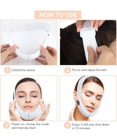 Intelligent Electric V-Face Shaping Massager | Double Chin Reducer & Face Lifting Machine | Microcurrent Facial Device for Slimming | Beauty Instrument (1PC) - Buy Online on GoSupps.com