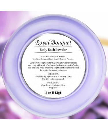 R-NEU 2 Pack Body Powder for Women with Powder Puff 100% Talc-Free Elegant Royal Bouquet Scented Dusting Powder After Bath for Soft Skin Extra Large (10oz) - Buy Online on GoSupps.com