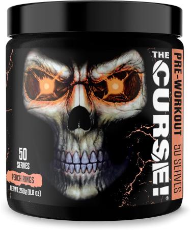 JNX SPORTS The Curse! Pre Workout Powder - Peach Rings - 50 Servings