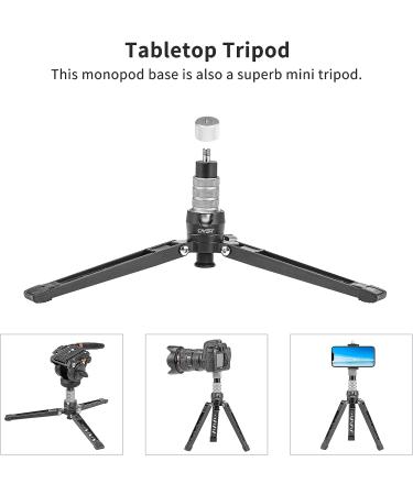 Cayer CF34 Carbon Fiber 71 Video Monopod Kit with Fluid Head and Folding Base - DSLR & Camcorder Telescopic Monopod Set - Buy Online on GoSupps.com