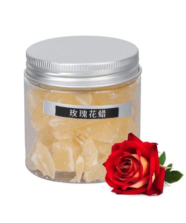 Natural Rose Wax for Lip Balm & DIY Skincare | Essential Rose Leaves & Lipstick Wax - Buy Online on GoSupps.com